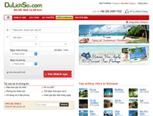 Tablet Screenshot of dulichso.com